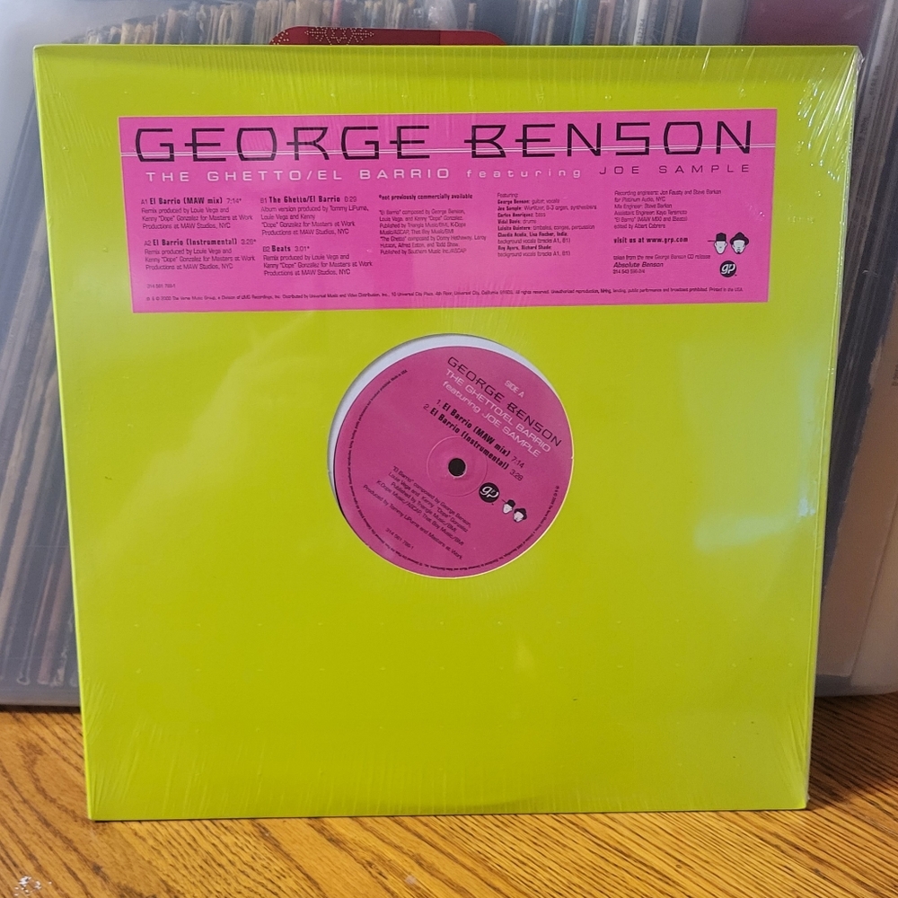 George Benson The Getto/El Barrio feat. Joe Sample, Factory Sealed